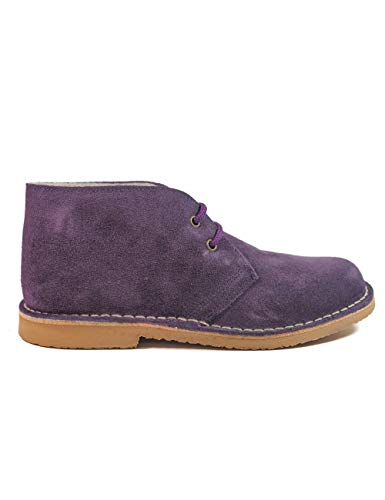 La Valenciana Botas Pisamierdas unisex Morado Oscuro Borreguito - Color - Morado, Talla - 38