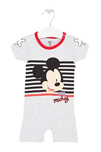 Disney Bébé garçon Bébé Combishort b , Gris, 6 mois EU