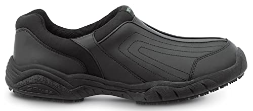 SR Max Charlotte, Men's, Black, Athletic Slip On Style Slip Resistant Soft Toe Work Shoe3