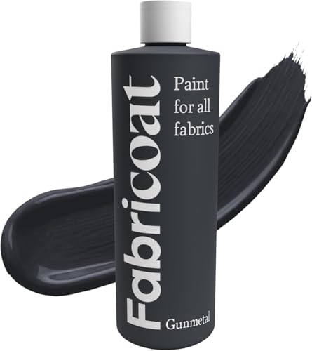 Image of Fabricoat Fabric Paint & Upholstery Dye, Gunmetal, Flexible Finish