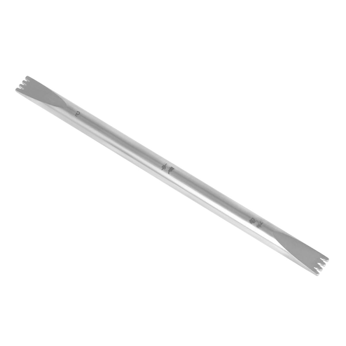 TOYANDONA Regla de Distancia de Cuerda para Piano Profesional Herramienta de Afinación Doble Cabeza Instrumento de Mantenimiento de Piano Aleado Po- Color Plata