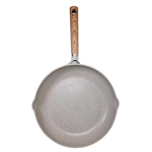Masterclass Premium Cookware Skillet Collection- 8″ Pan, 9.5″ Pan, or 11″ Pan (Light Grey Speckle, 11″ Pan)