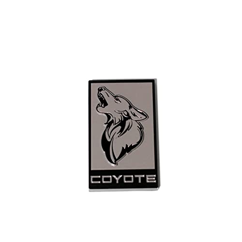 Image of Coyote Badge Shop - GT350 Howling Coyote Emblem (Grey) | OEM-Quality Mustang Badge