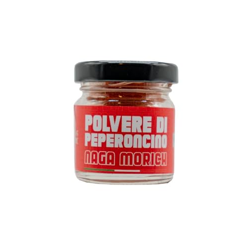 Polvere di peperoncino Naga Morich (15 g) - Mr PIC®: il Peperoncino Toscano di alta qualità - Carmazzi: la più ampia linea di prodotti piccanti in Italia