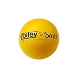 Volley Softbälle SOFTI mit Elefantenhaut, Ø ca. 16 cm Gewicht ca. 65 g, Farbe gelb, Sprungverhalten o