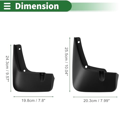 Image of Motoforti Mud Flaps Splash Guards Mud Guards for Hyundai Palisade 2019-2023 W /Mount Accessories