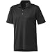 adidas Men's Climalite Basic Short-Sleeve Golf Polo-Black-XL