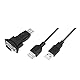 LogiLink AU0034 - USB 2.0-Adapter, USB-A (Stecker) zu DB9 (RS232 - Stecker), Activer Adapter mit Chipsatz: FT232+SP213