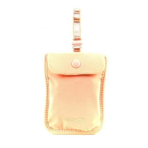 Pacsafe Spain Coversafe S25 Secret Bra Pouch Bolsa de Cuerdas para El Gimnasio, 4 cm, Orchid Pink 314