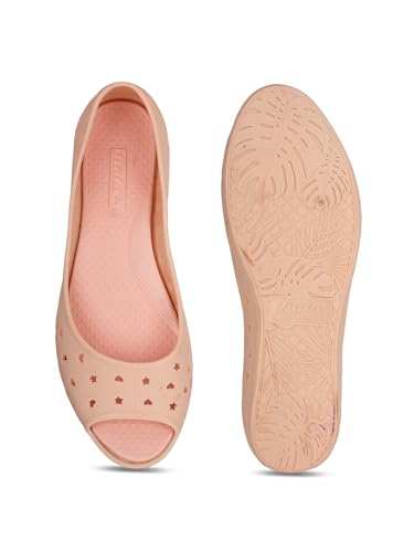 Image of Bata Women's Peep Toe Ballet Flat