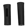 Jelquix Soft Silicone Microphone Grip Cover, Non Slip Shockproof Handle Sleeve Skin, Protective Case for Wireless Microphones with KTV Home Karaoke DJ Stage Fit, Ideal for Audio Use (Black) #5