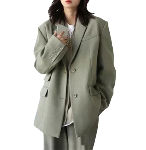 Blazer brodé chic Haitpant EN8 veste de bureau moderne pour sublimer vos tenues de travail en L