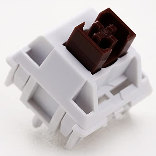 Image of MELETRIX WS Brown Mechanical Keyboard Switches, 5 Pin Pre Lubed Tactile Switches for Mechanical Gaming Keyboard (35pcs)