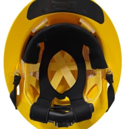 Front Brim Hard Hat, Polyethylene, Type 1, Class E, Ratchet (4-Point), Side Slots, Blue, Mfr: 52LD02-A