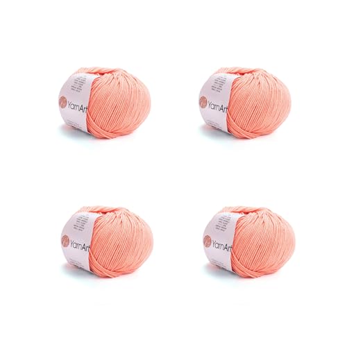 Image of YarnArt Genius Soft Cotton Acrylic Blend Yarn - Amigurumi, Crochet and Knitting -%55 Cotton-45% Acrylic, Craft Yarn for Kids and Adults Garments, Baby Items and Accessories, 174 yds / 50 g