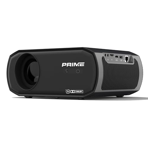 Image of Prime Z10 Ultra 4K AI Projector | 10000 Lumens, Smart Android 13 Home Theatre Projector with 4K UHD HDR, Auto Focus & Auto Keystone, 350 inch Giant Display, WiFi & Bluetooth, for Movies, Sports & Gaming