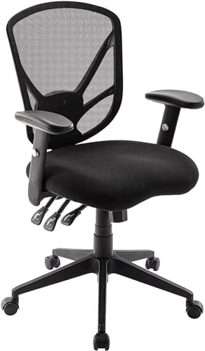 Image of Office Chair Replacement Plastic Arm Pads, Chair Armrest Pads for Supporting Arms and Elbow with 4 Free Screws, Black (Black 5)