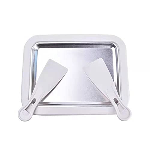 Horuili DIY Eiscreme-Pfanne - Edelstahl Eismaschine Für Selbstgemachtes Rolleneis