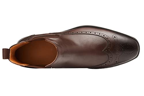 Santimon Men's Chelsea Boots Leather Formal Dress Boots For Men Business Casual Wingtip Ankle Boots3