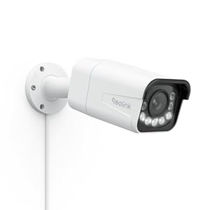 Reolink 4K Smarte PoE IP Kamera Outdoor mit Personen-/Autoerkennung, 5X optischer Zoom Überwachungskamera Aussen, Spotlight, Farbige Nachtsicht, Zwei-Wege-Audio, microSD Kartensteckplatz, RLC-811A
