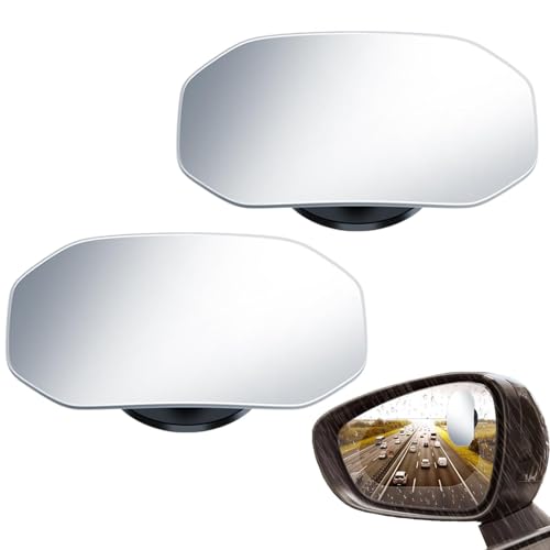 Cristal retrovisor para coche, punto ciego de vidrio lateral convexo - Cristal retrovisor de vidrio para coche de alta definición | Accesorios para coche con eliminador de puntos ciegos ajustables