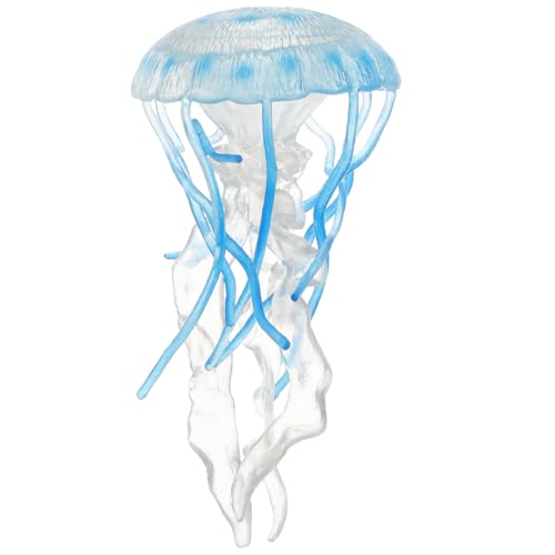 jojofuny Jellyfish Modell Spielzeug Für Aquarien Simuliertes Marines Tiermodell Leuchtende Quallen-deko Für Junge Mädchen Edukatives Spielzeug Für Jungen Und Mädchen Für Fisch Tank