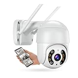 Câmera de Segurança Wi-Fi Externa IP A8 – Prova d’Água com Visão Noturna Infravermelha e Monitoramento em Tempo Real Premium Jortan