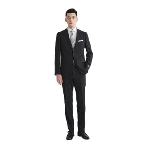 [タケオキクチ] Begin12月号掲載 コーデュラ（R） トロピカル ストレッチ スーツ ブラック（019） 03（L）