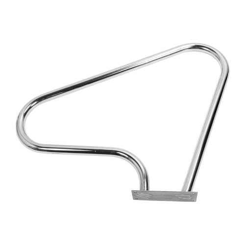Schwimmbecken Handlauf aus 304 Edelstahl, Poliert, Rostfrei, Curve Bar Design, 103.5x80.5cm - Komfortable Einstieghilfe, Stabile Pool Geländer Ausstieg Für Wasserpark und SPA
