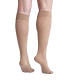 Medilast - Media Corta de Compresión Normal - Calcetín Compresivo para Varices, Piernas Cansadas o Sensación de Hormigueo - Fácil Colocación - Confort y Adaptabilidad - Color Beige - Talla M