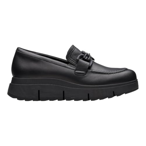 Image of Clarks Women's Loriini Izzy Wedge Heel Slip On Loafer
