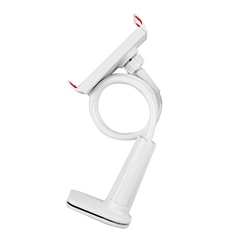 Shomy White Brackets Phone Tablets Holder Stand Long Flexible Arm