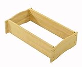 Der Holzunterbau dient als Erhöhung für die Drewart Spielküchen, damit auch größere Kinder noch schön spielen können.