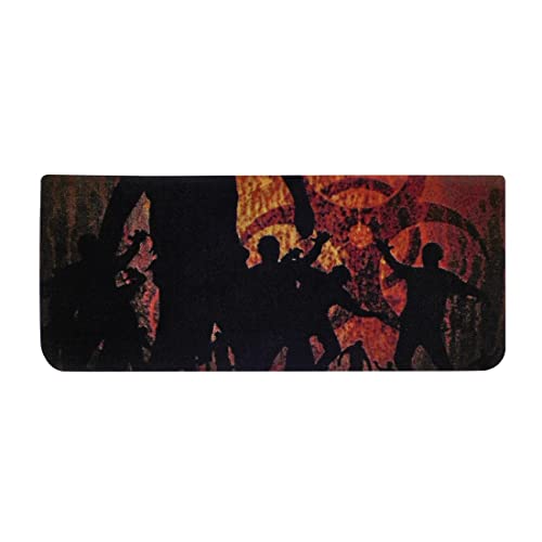 Controller Hülle Silikon Zubehör Set per controller PS4 SLIM/PS4 PRO, (Schutzhülle mit Thumbstick-Kappen, Trigger-Aufsätzen, Touchpad-Schutzfolie, Adesivo, Custodia in silicone), Undead - Controller - Immagine 9