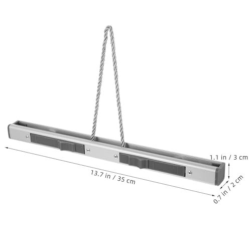Colgador de carteles de aluminio plata Holibanna para fotos y pósters redondos 3