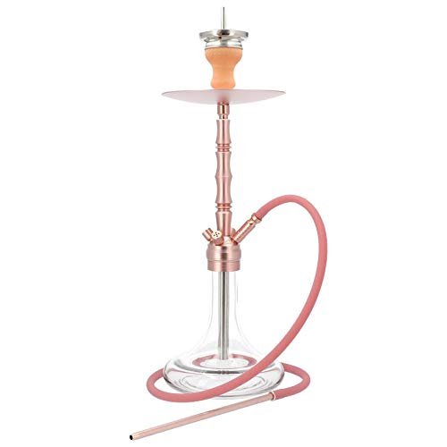 Smokezilla® MINYA Basic Shisha Set Rosegold - Schlauch + Anschluss & Mundstück - Inklusive Shisha Zubehör Mit…