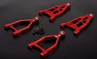 Hockus Accessories 1/5 Gas rc Spare Parts CNC Alloy Front Extended A arm Set 85339 - (Color: red)