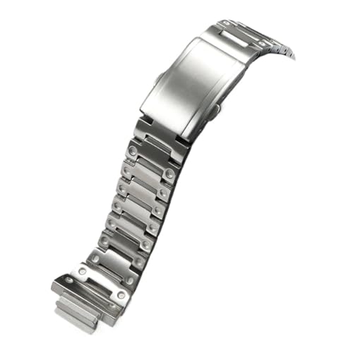 JCNFWSF Casio Gshock GW-M5610 DW5600 GW-5000 G-5600 GA2100 GM5600 GM2100 16mmXeXX`[EHb`ohYuXbgΉXgbv(Silver,GM5600)