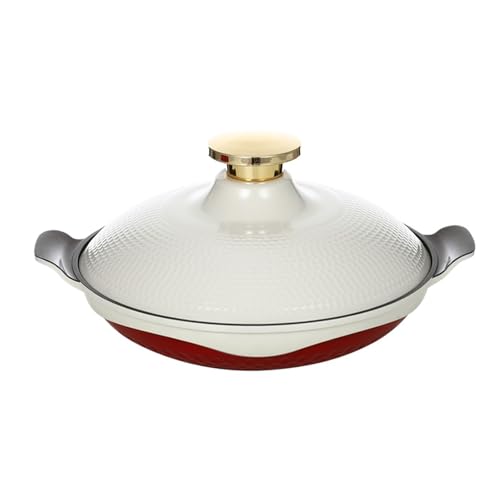 Tajine Pot - Olla multifuncional antiadherente para guisos y cocción lenta, aleación de aluminio con asas dobles, ideal para cocinar por inducción