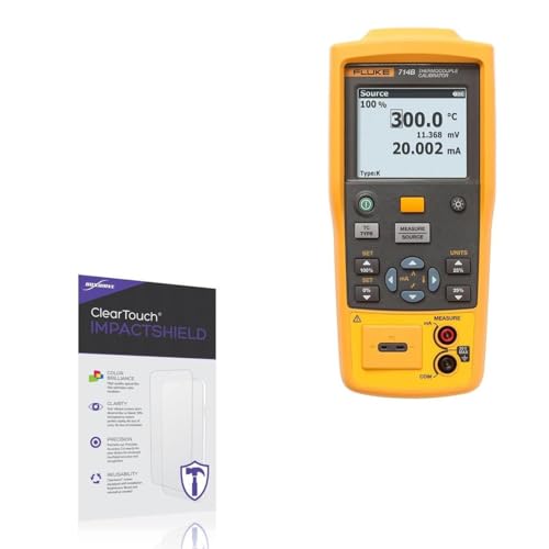 BoxWave Screen Protector Compatible With Fluke 714B - ClearTouch ImpactShield (2-Pack), Impenetrable Screen Protector Flexible Film