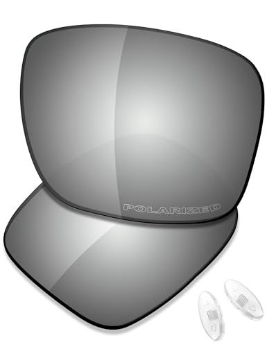 Image of SAUCER Premium Replacement Lenses & Nosepads for Oakley Holbrook Ti OO6048 | UV400 Protection, Anti-Scratch, Precise Fit