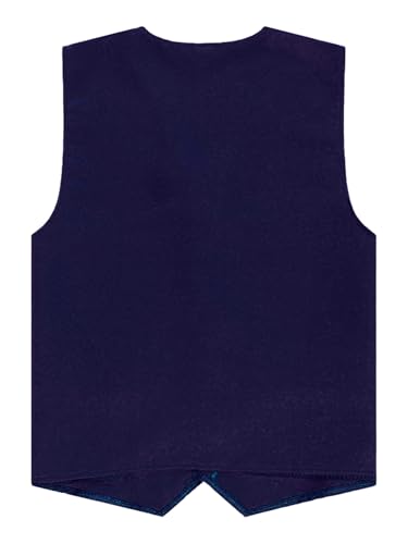 YEAHDOR Kid Girls Boys Vest Volunteer Activity Waistcoat Solid Color Irregular Hem Volunteers Activities Uniform2