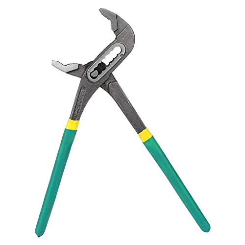 Alicates para bombas de agua, llave para tuberías de fontanero, alicates para bombas de servicio pesado Alicates ajustables para bombas de agua, acero de grado industrial(12 pulgadas)