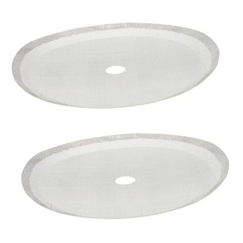 MUELODSIC 2個 ステンレス製メッシュフィルター フレンチプレス用交換スクリーン 細かい目のティーマシン コーヒーメーカー用フィルター 防錆