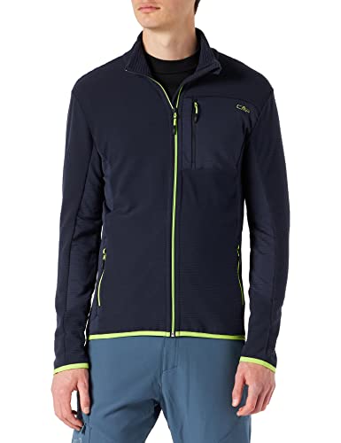 CMP - Stretch-Fleecejacke für Herren, Schwarz Blau, 56