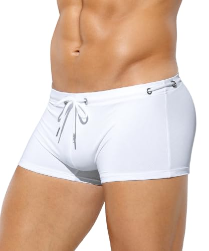 Arjen Kroos Men's Swimwear Sexy Swim Briefs Beach Bikini Sport Swimsuit Low with Drawstring