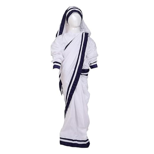 KKALAKRITI Mother Teresa Fancy Dress Costume for Kids for School & Annual Function (3-4 Yr) (B0D6B8L4GD) Amazon Price History, Amazon Price Tracker