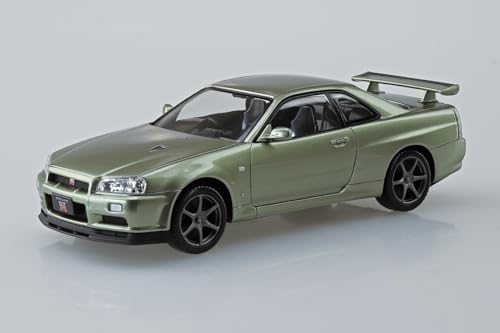 Aoshima Nissan R34 Skyline GT-R Nur 1:32 miniatura 2