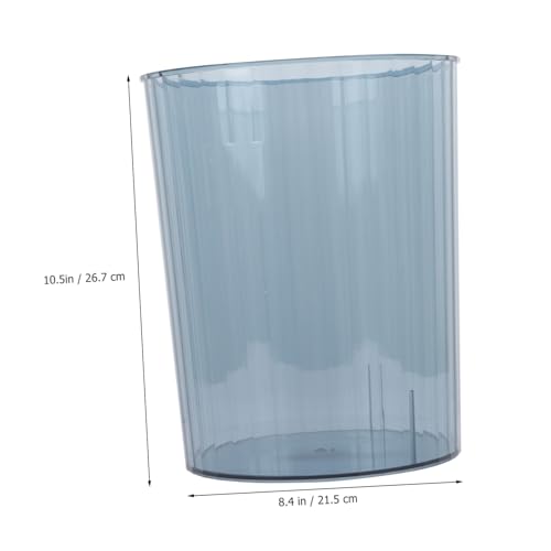 Caneca de basura azul mediana para papel y hogar miniatura 2