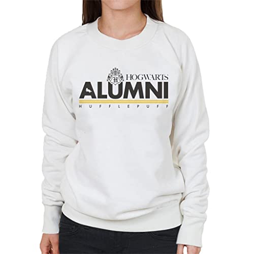 Image of All+Every Harry Potter Hogwarts Alumni Women's Hooded Sweatshirt White
